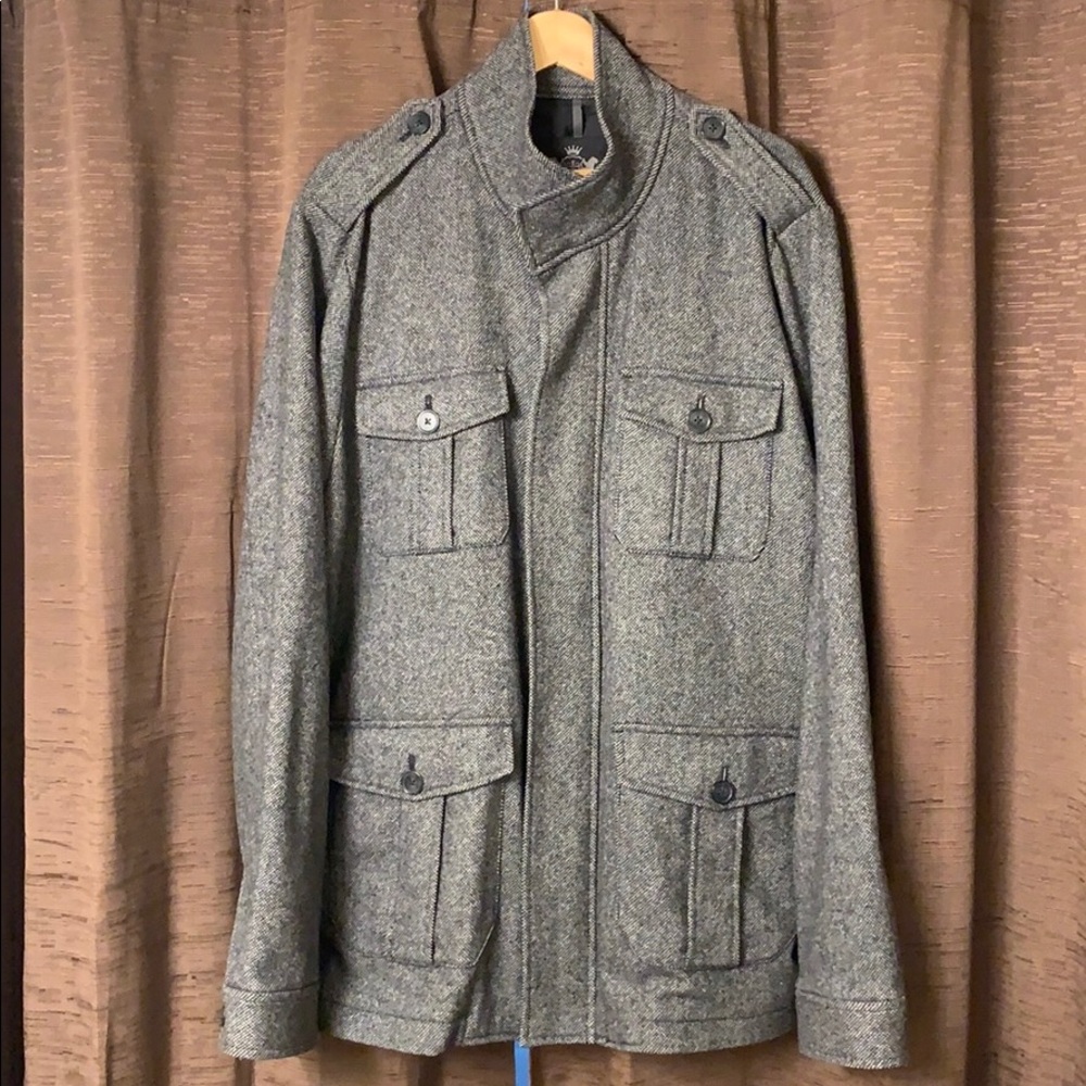 Express Tweed Military Jacket